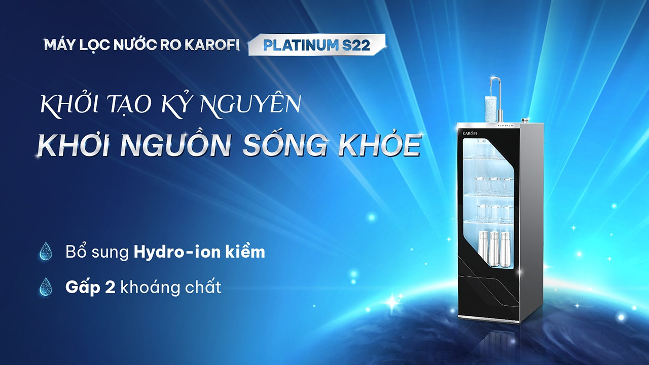 Máy lọc nước Karofi PLATINUM S22